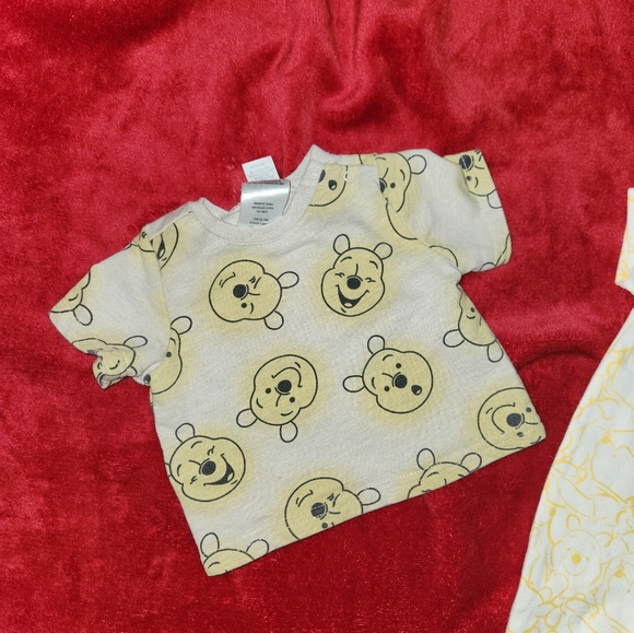 Disney Baby Winne The Pooh Shirt and Romper Bundle Size 0-3 Months - Picture 3 of 6